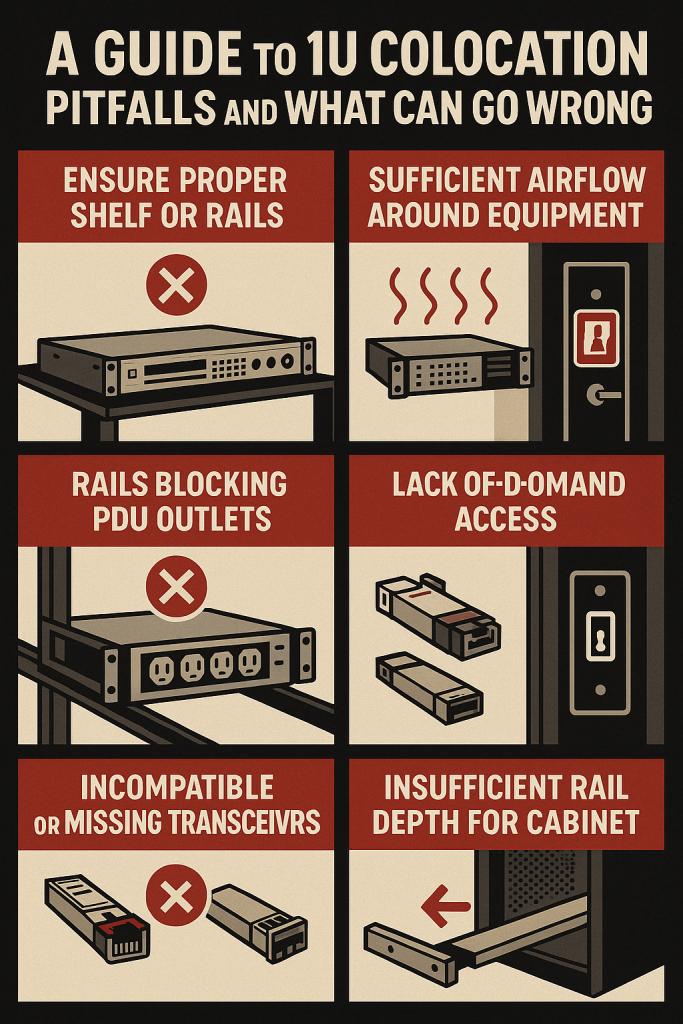 a guide to 1u colocation pitfalls and what can go wrong