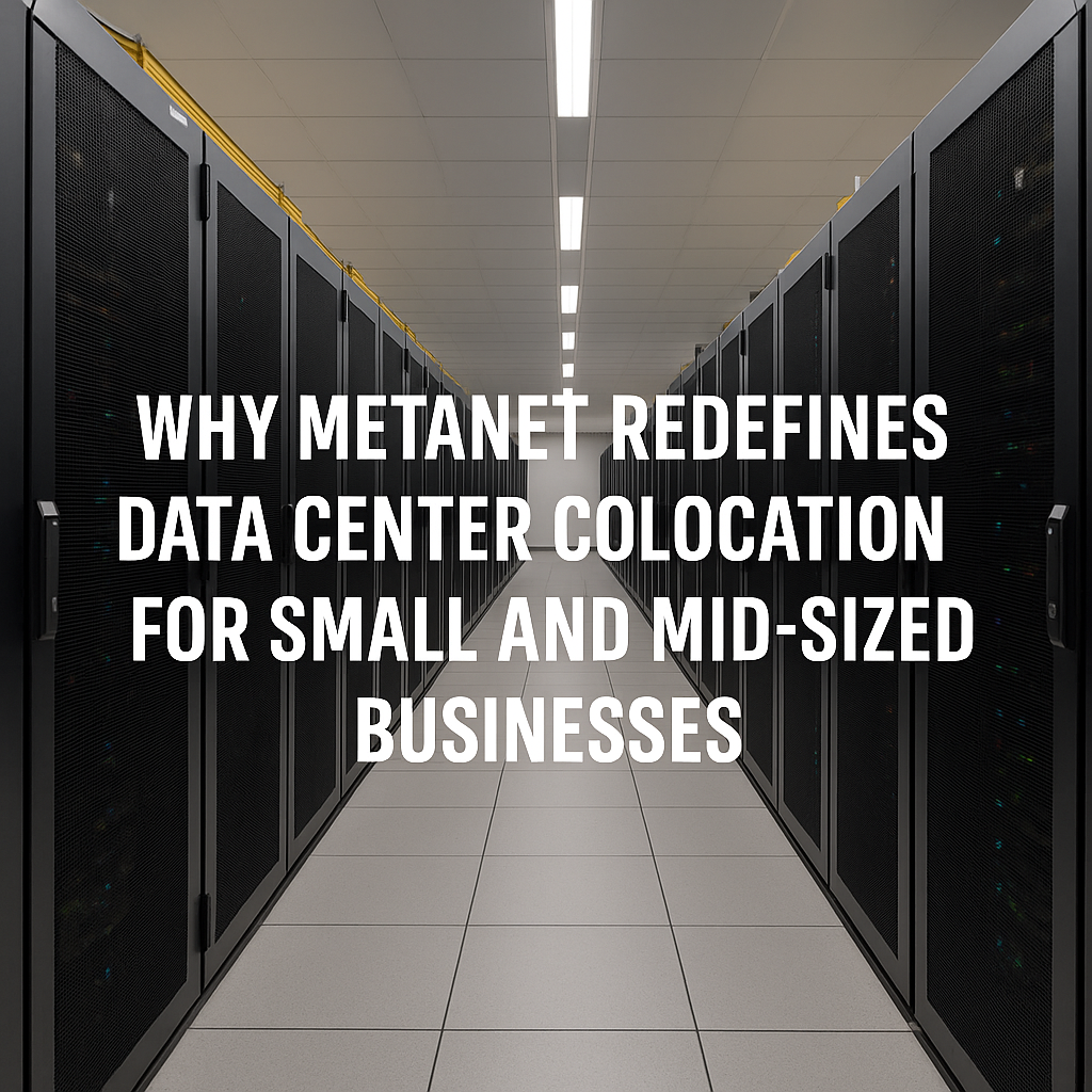 Why Metanet redefines data center colocation for small and mid-sized businesses