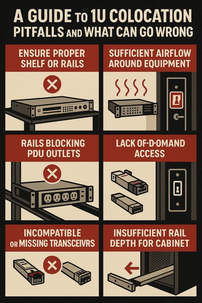a guide to 1u colocation pitfalls and what can go wrong